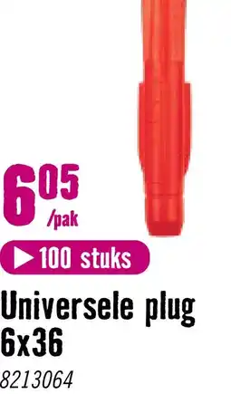 Hornbach TOX Multifunctionele plug TRI 6/36, 100 stuks aanbieding