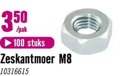Hornbach REYHER Zeskantmoer M8 DIN 934 galv. verzinkt, 100 stuks aanbieding