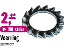 Hornbach DRESSELHAUS Tandveerring buitenvertanding 5,3 mm DIN 6798 galv. verzinkt, 100 stuks aanbieding