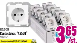 Hornbach JUNG AS500 Stopcontact 1-voudig RA alpine wit A1520WW aanbieding