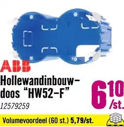 Hornbach ABB Hollewanddoos dubbel 2x16/19/20 mm aanbieding