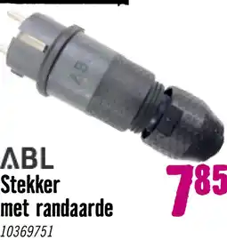 Hornbach ABL SURSUM Stekker met randaarde IP54 zwart aanbieding