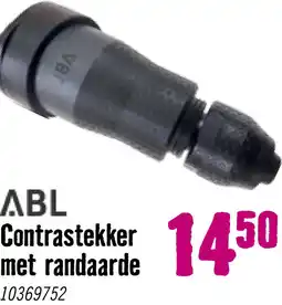 Hornbach ABL SURSUM Contrastekker met randaarde IP54 zwart aanbieding