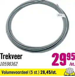 Hornbach Trekveer metaal 20 meter verzinkt aanbieding