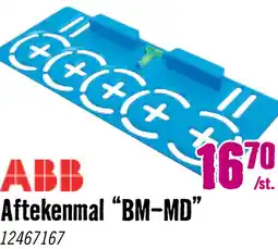 Hornbach ABB Aftekenmal inbouwdoos BM-MD aanbieding