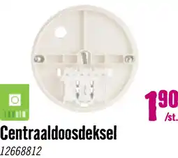 Hornbach TRADIM Centraaldoos deksel rond insteekklem Ø 75 mm aanbieding