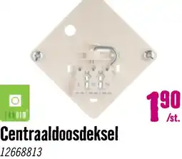 Hornbach TRADIM Centraaldoos deksel vierkant insteekklem 70x70 mm aanbieding