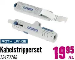 Hornbach ROTH LANGE Set 2-delig kabelstripper en haakmes aanbieding