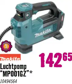 Hornbach MAKITA Accu luchtpomp XGT MP001GZ 40V (excl. accu en lader) aanbieding