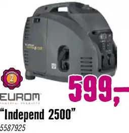 Hornbach EUROM Generator Independ 2500 aanbieding