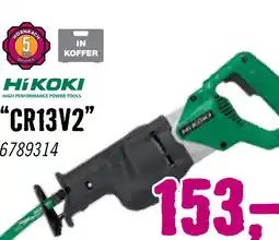 Hornbach HIKOKI Reciprozaag CR 13V2 met zaagblad aanbieding