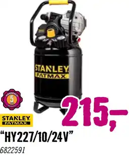 Hornbach STANLEY FATMAX Compressor HY 227/10/24V aanbieding