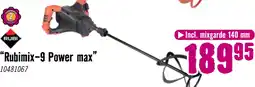 Hornbach RUBI Mixer Rubimix-9 Power Max aanbieding