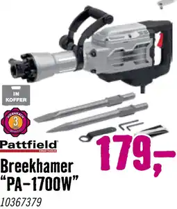 Hornbach PATTFIELD Breekhamer PA-1700W aanbieding