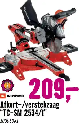 Hornbach EINHELL Afkort-/verstekzaag TC-SM 2534/1 Dual aanbieding
