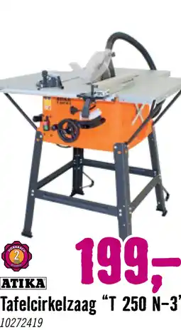 Hornbach ATIKA Tafelcirkelzaag T 250 N-3 aanbieding