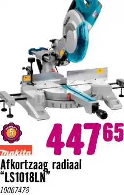 Hornbach MAKITA Afkortzaag LS1018LN aanbieding