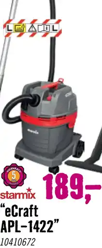 Hornbach STARMIX Nat- en droogzuiger eCraft APL-1422 aanbieding