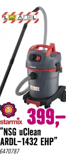 Hornbach STARMIX Nat- en droogzuiger NSG uClean ARDL-1432 EHP L-klasse aanbieding
