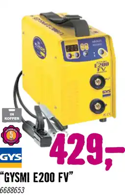 Hornbach GYS Lasinverter GYSMI 200E FV aanbieding