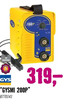 Hornbach GYS Lasinverter GYSMI 200P aanbieding