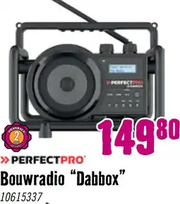 Hornbach PERFECTPRO Bouwradio Dabbox aanbieding