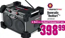 Hornbach PERFECTPRO Bouwradio Rockhart 18V aanbieding