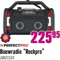 Hornbach PERFECTPRO Bouwradio Rockpro aanbieding