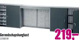 Hornbach KÜPPER Hangkast 240x60x20 cm antraciet-grijs (4 deuren, 4 planken, 36 bakjes) aanbieding