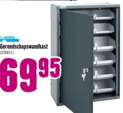 Hornbach KÜPPER Hangkast 40x60x20 cm antraciet-grijs (1 deur, 18 bakjes) aanbieding
