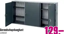 Hornbach KÜPPER Hangkast 120x60x20 cm antraciet-grijs (3 deuren, 4 planken) aanbieding