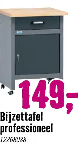 Hornbach KÜPPER Werkbank 60x84x60 cm met wielen antraciet-grijs (1 deur, 1 lade) aanbieding