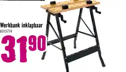 Hornbach Werkbank inklapbaar MDF aanbieding
