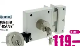 Hornbach NEMEF Oplegslot 4154/02 links wit aanbieding