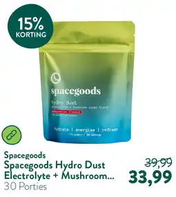 Holland & Barrett Spacegoods Hydro Dust Electrolyte + Mushroom Blend Watermeloensmaak - 174g aanbieding