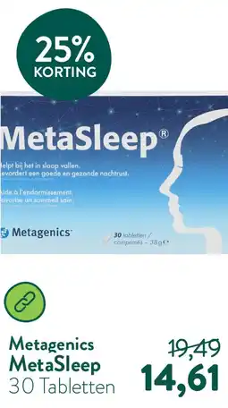 Holland & Barrett MetaSleep aanbieding