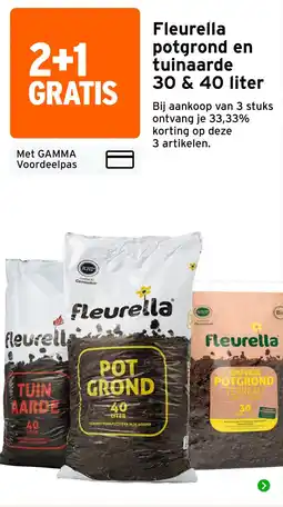 GAMMA Fleurella potgrond en tuinaarde aanbieding