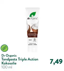 Holland & Barrett Tandpasta Triple Action Kokosolie aanbieding