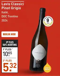 Gall & Gall Lavis Classici Pinot Grigio 37.5CL aanbieding