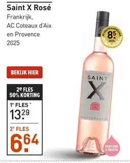 Gall & Gall Saint X Rosé 75CL aanbieding