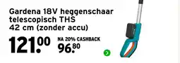 GAMMA Gardena 18V heggenschaar telescopisch THS aanbieding