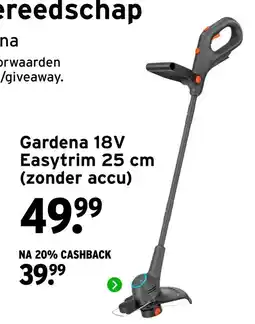 GAMMA Gardena 18V aanbieding