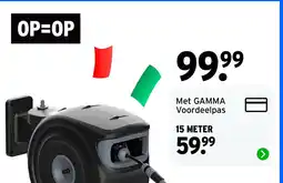 GAMMA GAMMA wandslangbox aanbieding