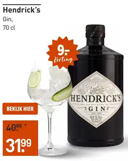 Gall & Gall Hendrick's 70CL aanbieding