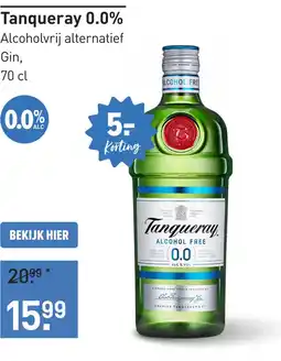 Gall & Gall Tanqueray 0.0% 70CL aanbieding