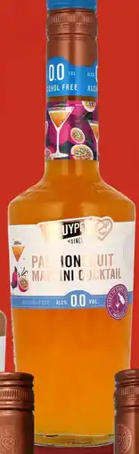 Gall & Gall De Kuyper Passionfruit Martini 0.0% 50CL aanbieding