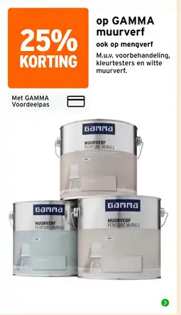 GAMMA op GAMMA muurverf aanbieding
