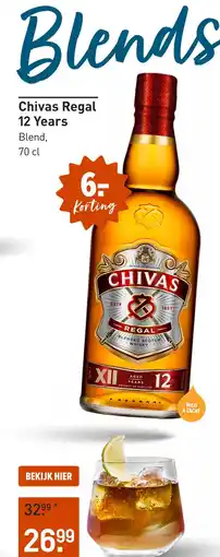 Gall & Gall Chivas Regal 12 Years 70CL aanbieding