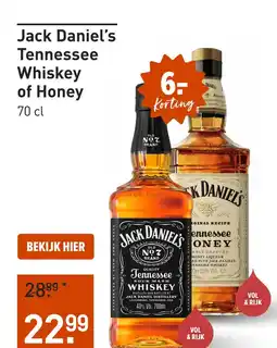Gall & Gall Jack Daniel's Tennessee Honey 70CL aanbieding