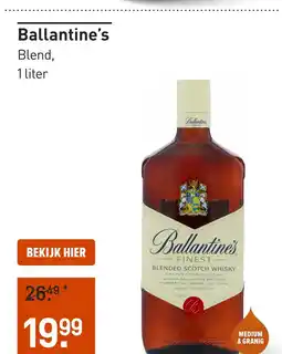 Gall & Gall Ballantine's 100CL aanbieding